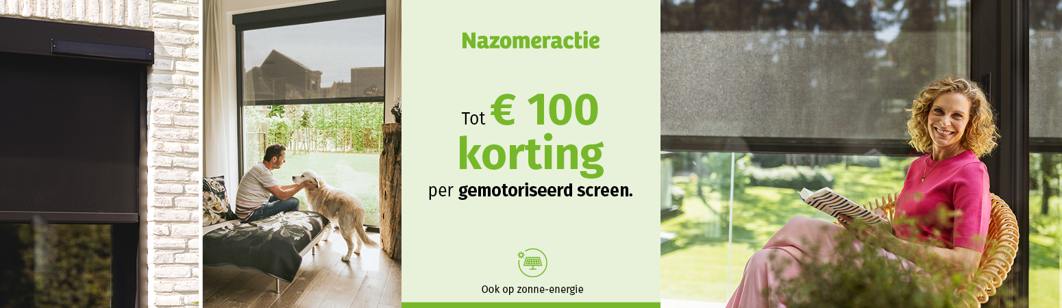 Nazomeractie screens